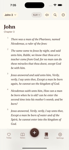 Grace Journal iPhone screenshot