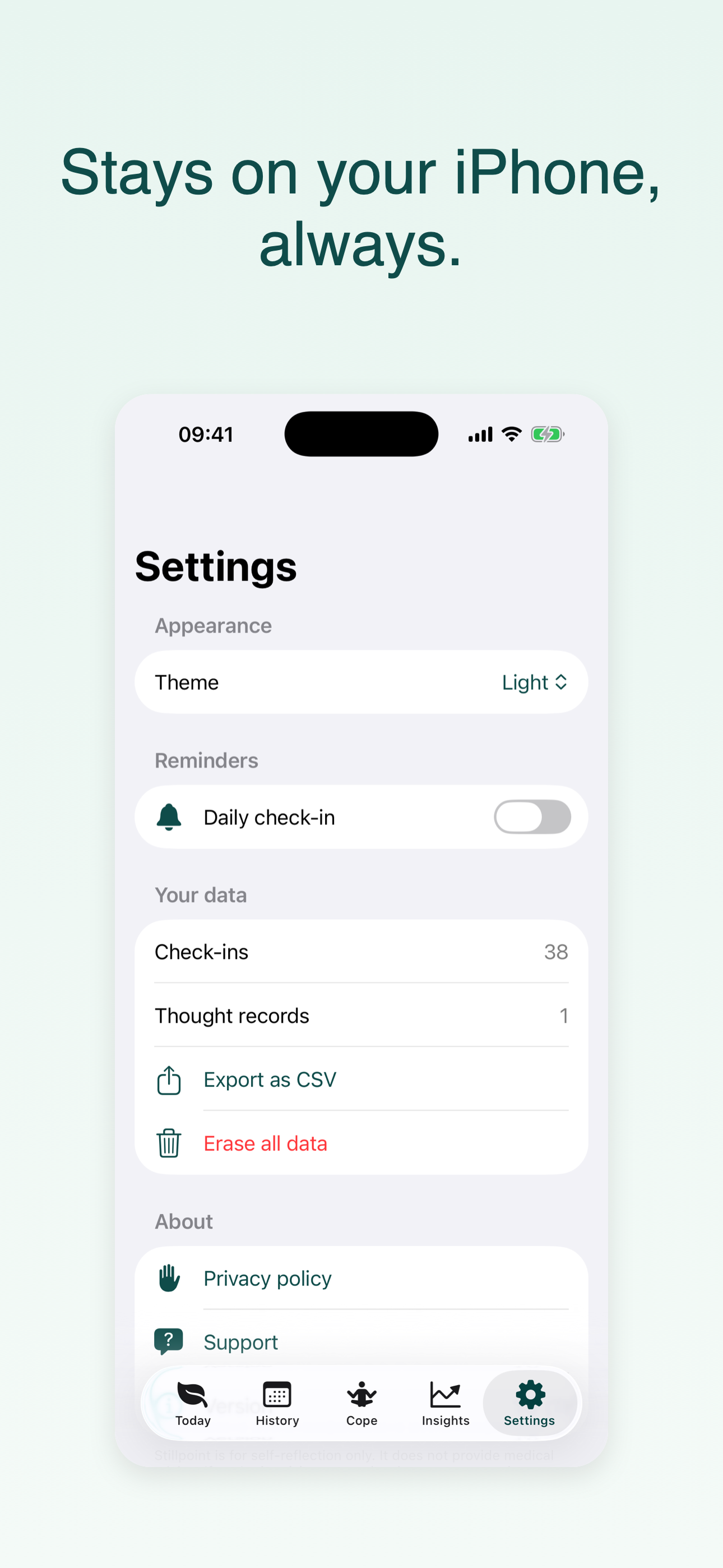 Stillpoint: Anxiety Tracker