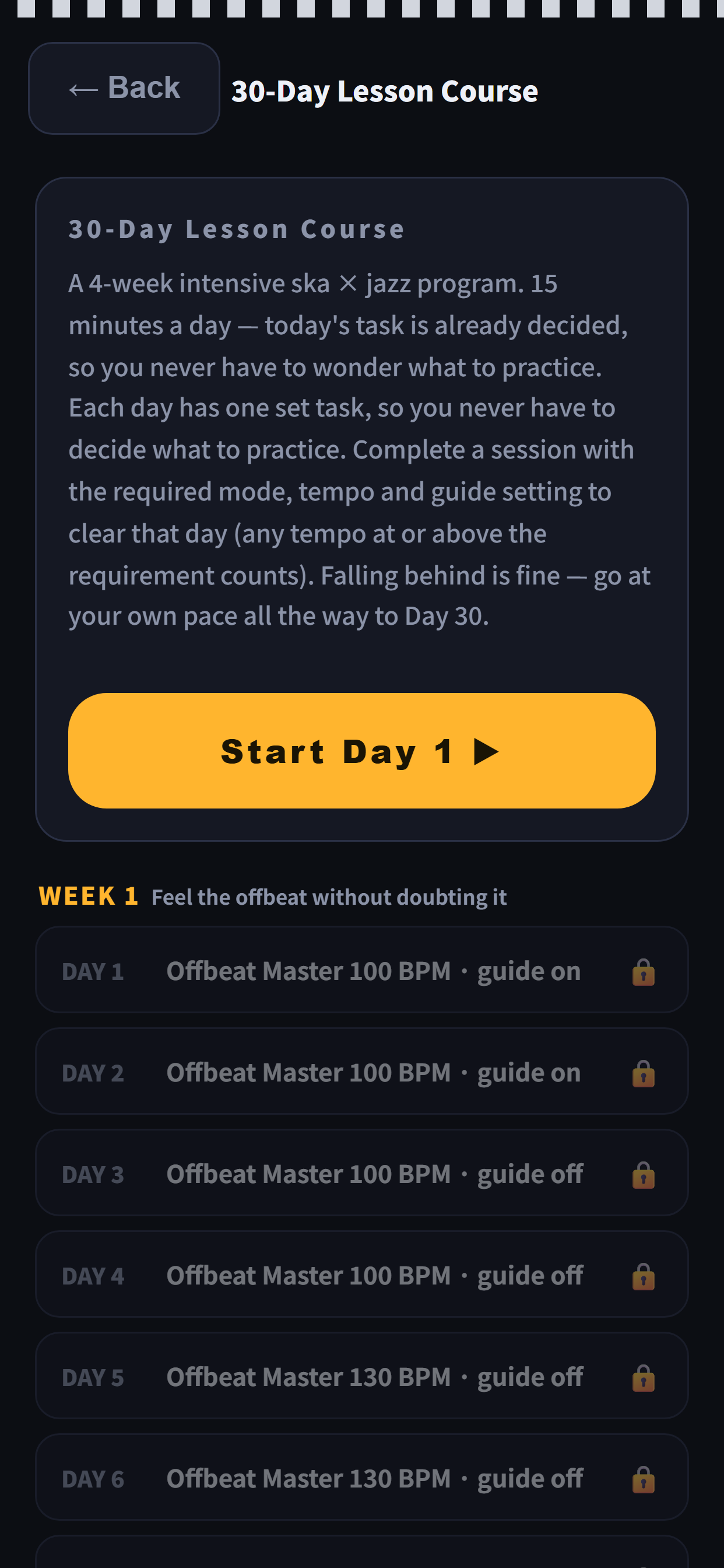OFFBEAT — Rhythm Trainer screenshot 5