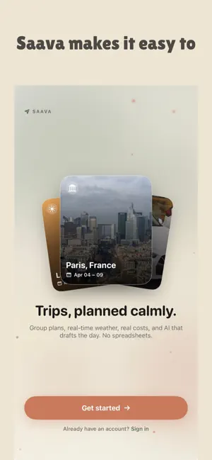 Saava — Plan Trips Together screenshot 1