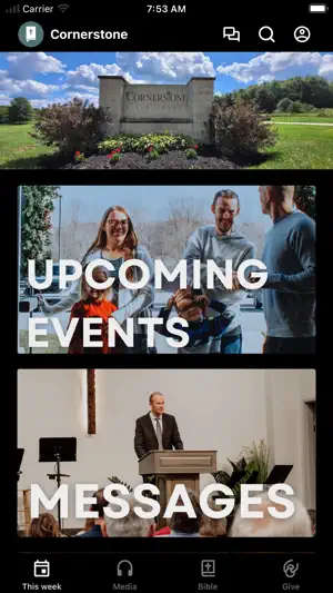 Cornerstone Bible Church Ohio screenshot 1