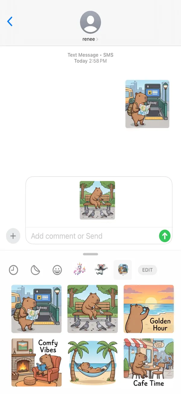 Screenshot #3 pour Vibing Everywhere Stickers