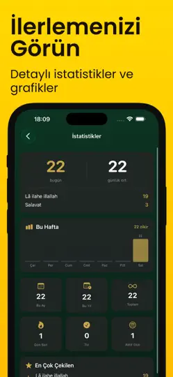 Zikirdar - Zikirmatik Tesbih iPhone Ekran Görüntüsü 5