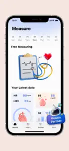 Health Partner: Pulse & Sugar screenshot #1 for iPhone