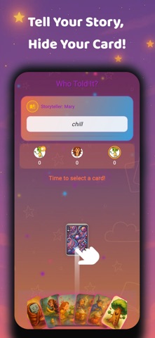 Who Told It: A Dixit Card Game iPhone screenshot