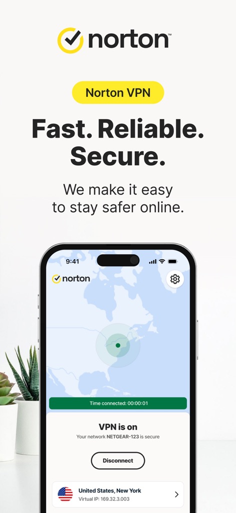 Norton VPN – Fast & Secure - Fast, Secure Connection