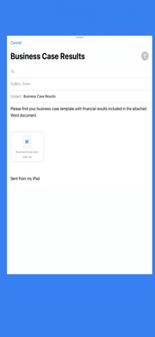 Easy Business Case Calculator Screenshot 6 of 10