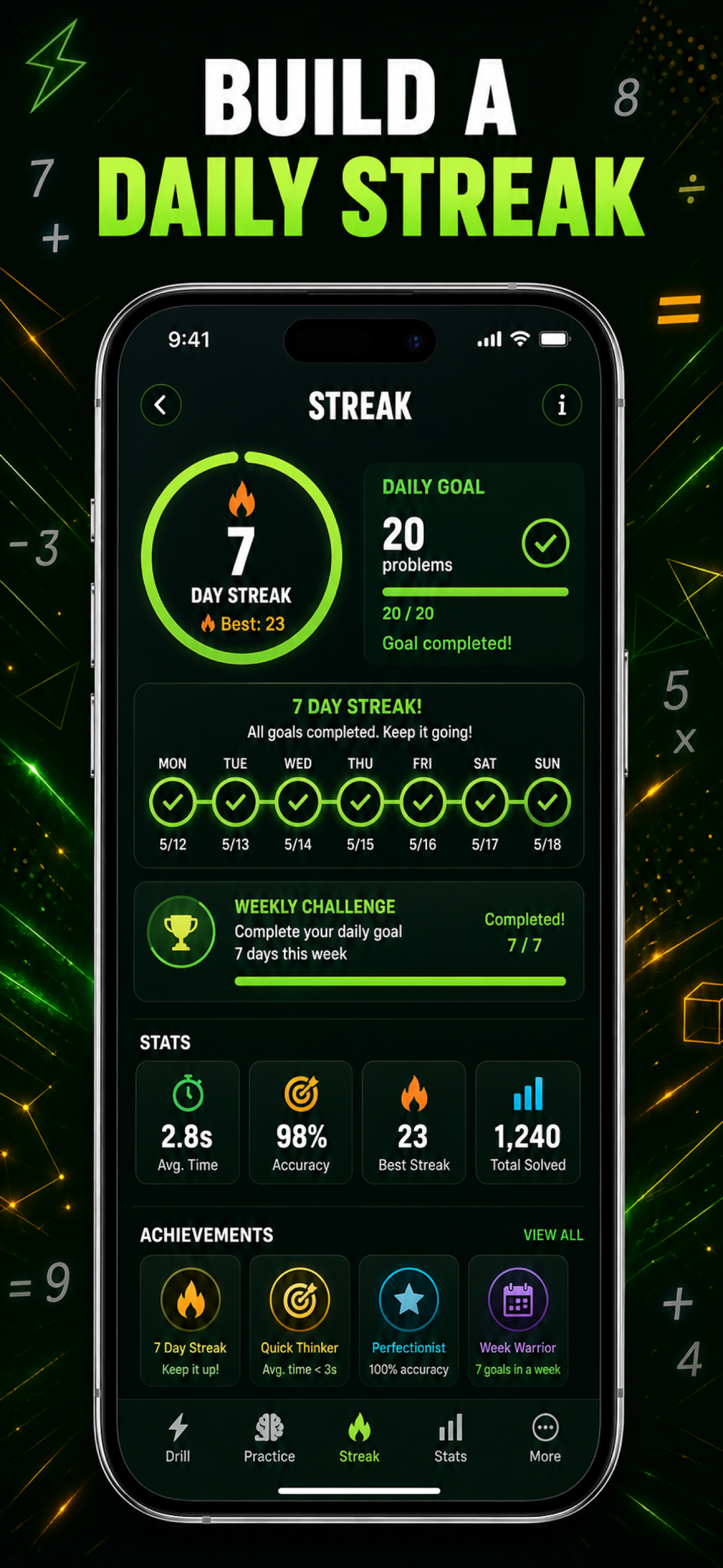 Math Workout: Brain Games screenshot 9