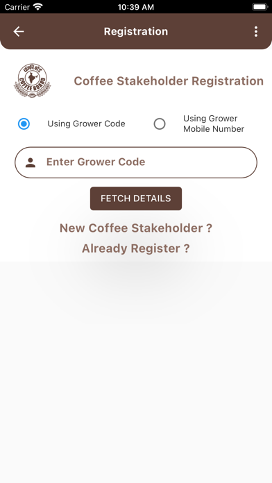 India Coffee App Screenshot