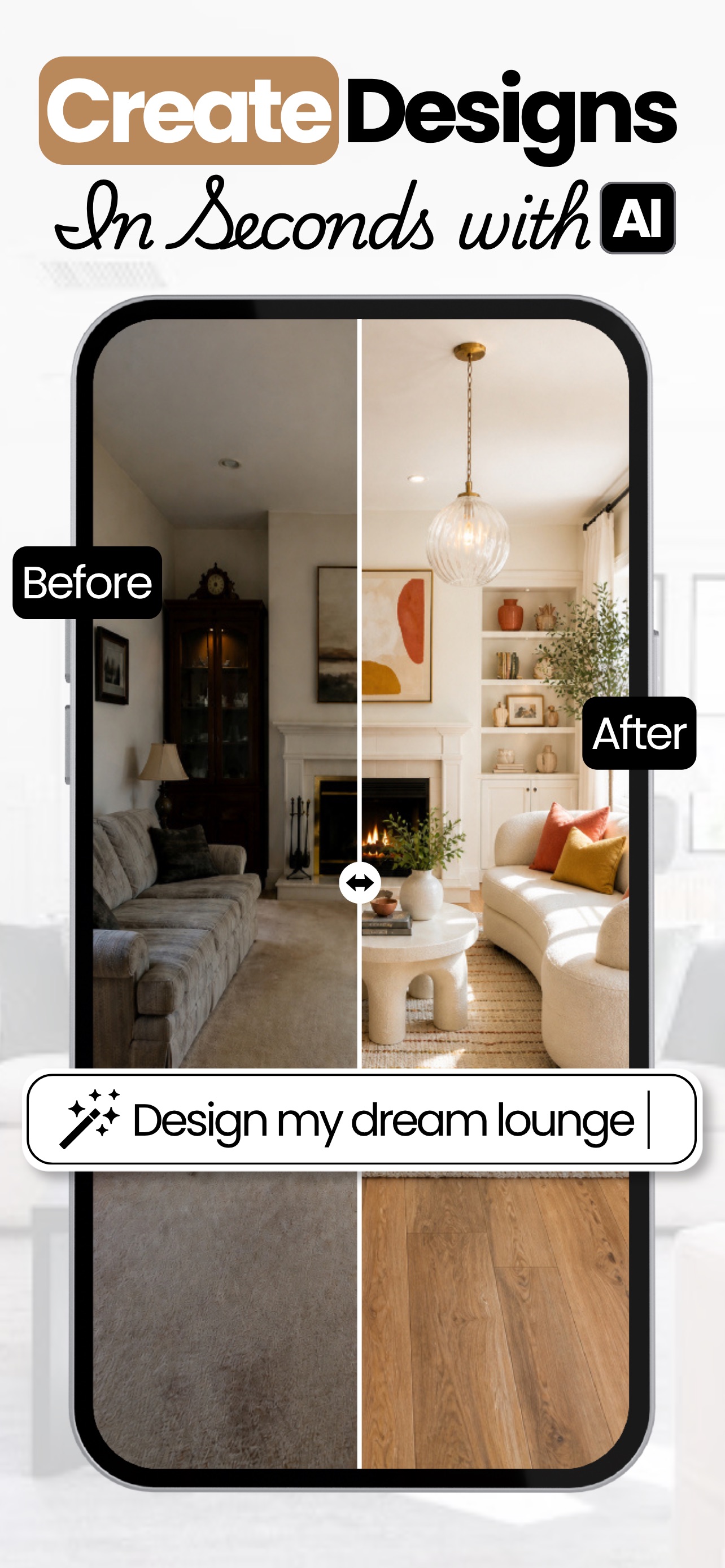 Screenshot 1 of RoomWise AI: AI Home Design
