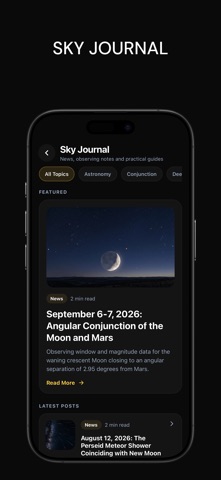 Moon Tracker: Sky & Star Guide iPhone screenshot 9