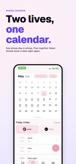 Tandem: Couples Organizer screenshot 2
