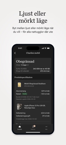 Mitt Tele2 screenshot