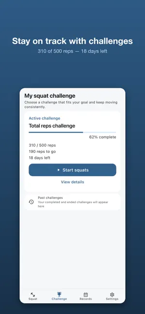 Squat Counter: MotionFit screenshot 3