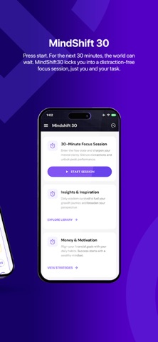 MindShift App. Screenshot 3 of 7