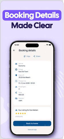 Kos Taxi - Book a Ride screenshot