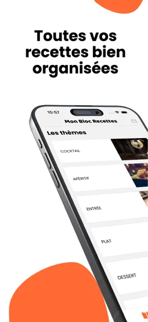 Mon Bloc Recettes screenshot 1