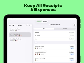 Bill Mate – AI Bills Splitter iPad screenshot