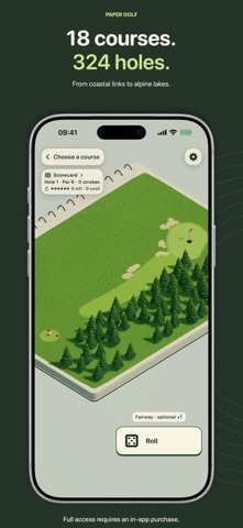 Paper Golf: 3D Dice Game screenshot 2