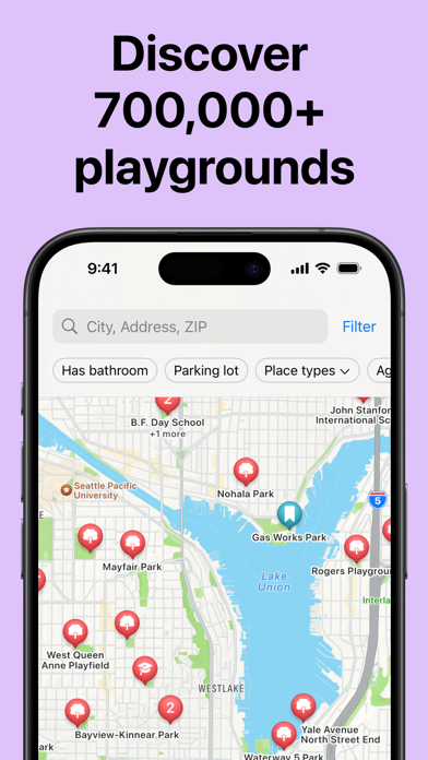PlayScout: Playground Finder iPhone screenshot 1 - Lifestyle app