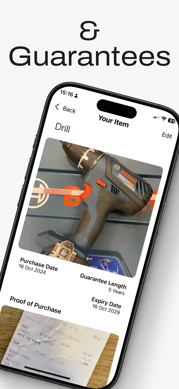 #3. My Guarantees (iOS) Ved: CHARLES JAMES MACKINNON