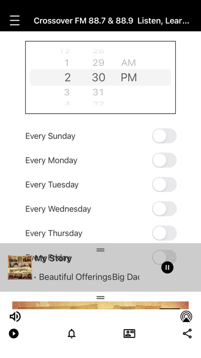 CrossoverFM iPhone screenshot 4 - Entertainment app