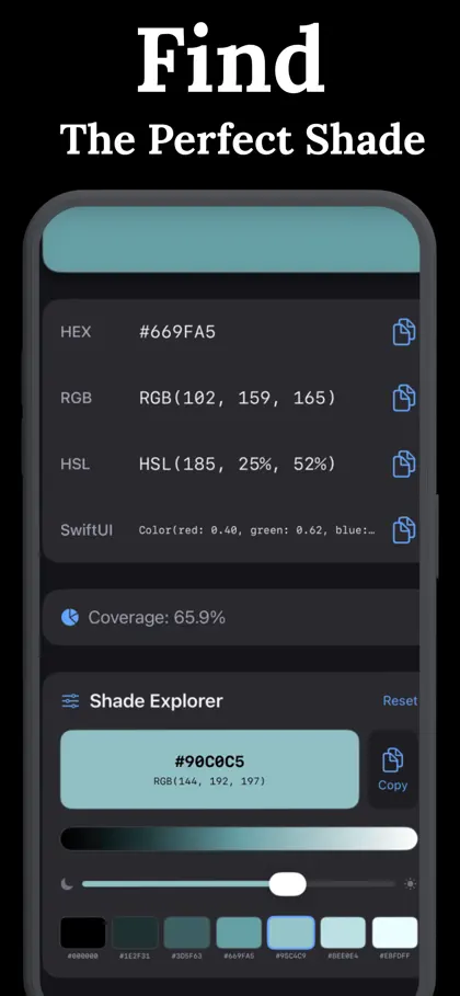 Screenshot 6 di 6 di Colour Picker from Photos