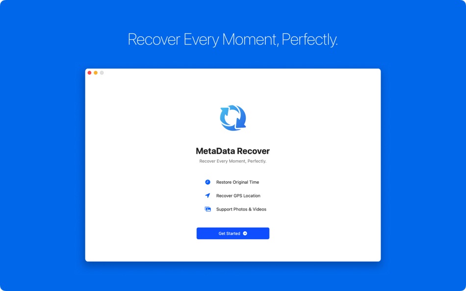 #1. MetaData Recover (macOS) 由: 秀香 颜