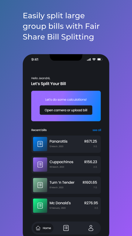 #1. Fair Share Bill Splitter (iOS) 由: Exceed IT (PTY) LTD