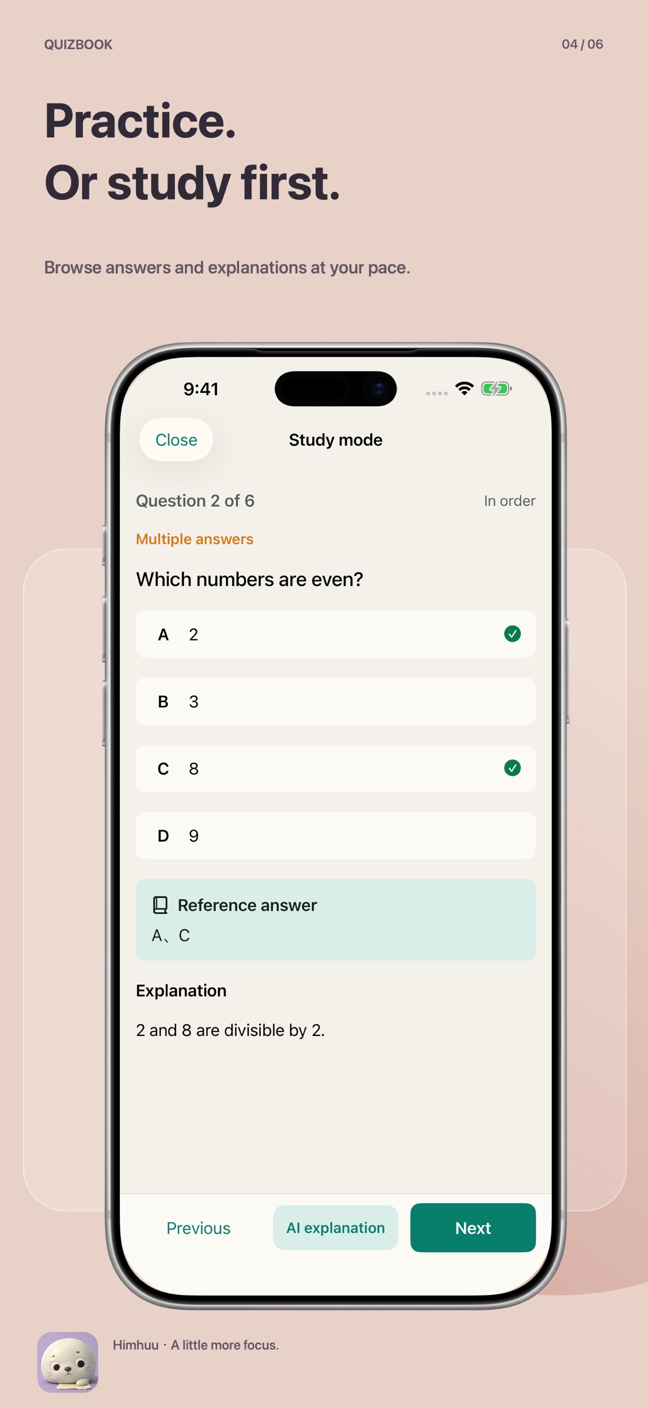 Screenshot 4 of QuizBook - Practice & AI