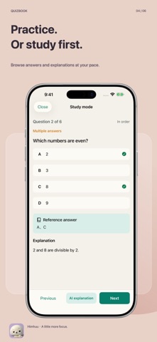 QuizBook - Practice & AI Screenshot 4 of 6