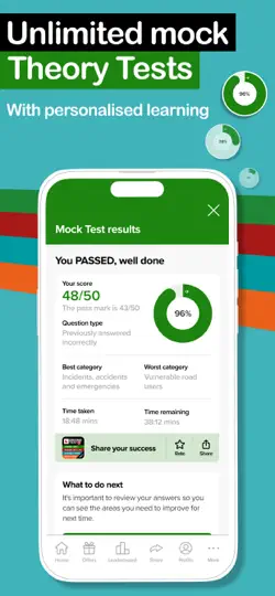 Captura de pantalla de Driving Theory Test 4 In 1 Kit en iPhone 4
