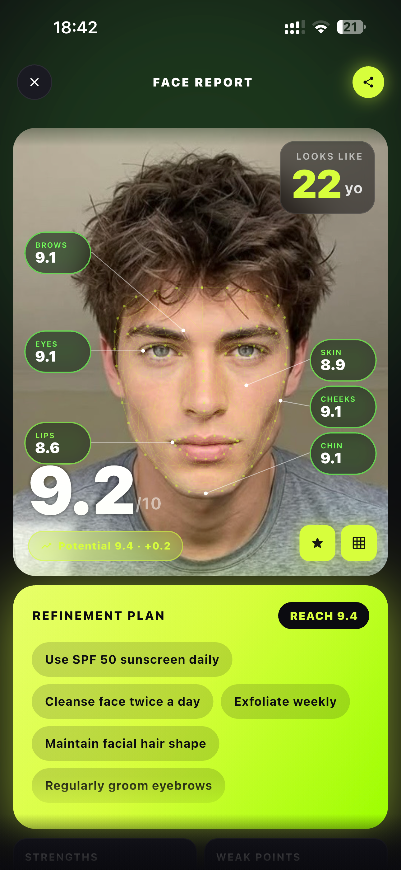 Loru: Looksmax AI Face Rating