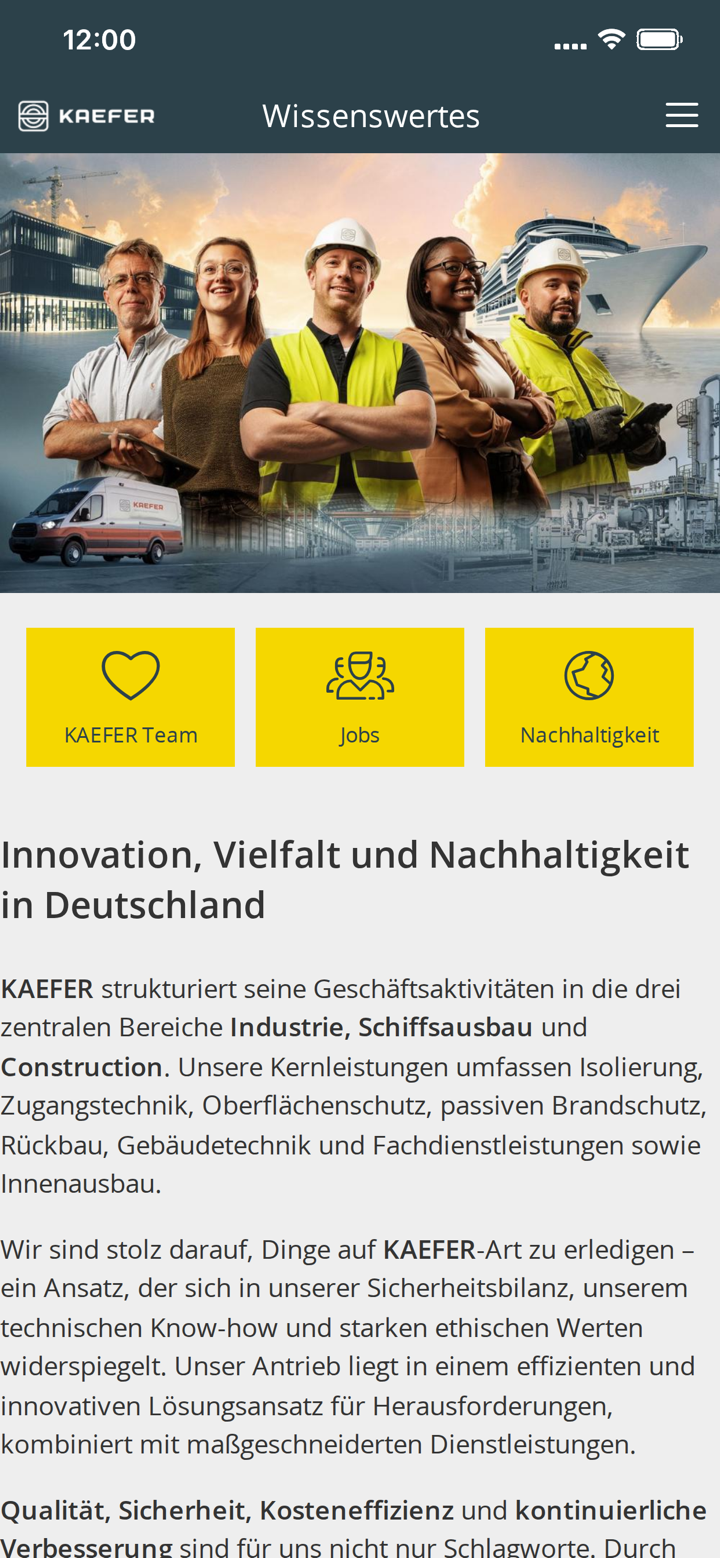 KAEFER2go screenshot 1