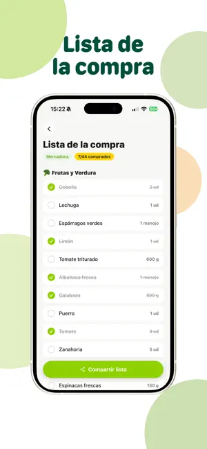 Menú y Lista Compra - Super iPhone screenshot 5
