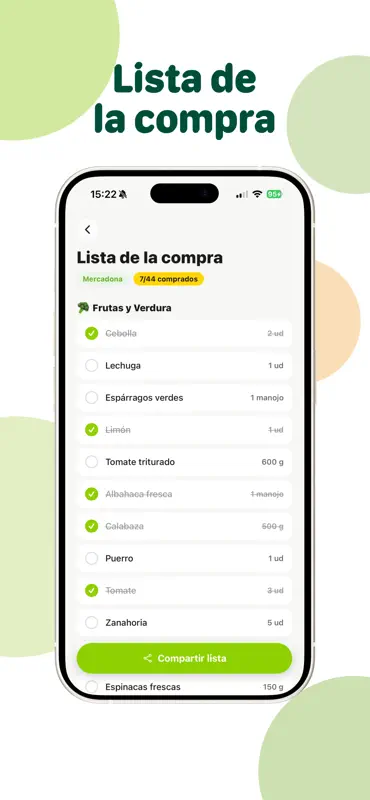 Menú y Lista Compra - Super screenshot 5 of 6