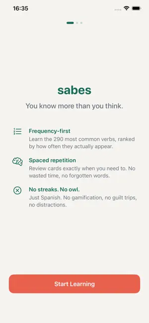 Sabes: Spanish Conjugation screenshot 1