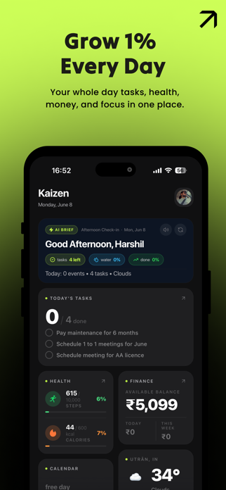 Kaizen Dashboard Screenshot 1 of 8
