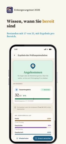 Einbürgerungstest RML iPhone screenshot
