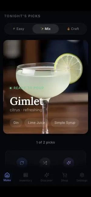 Nightcap - Cocktail Companion screenshot 2