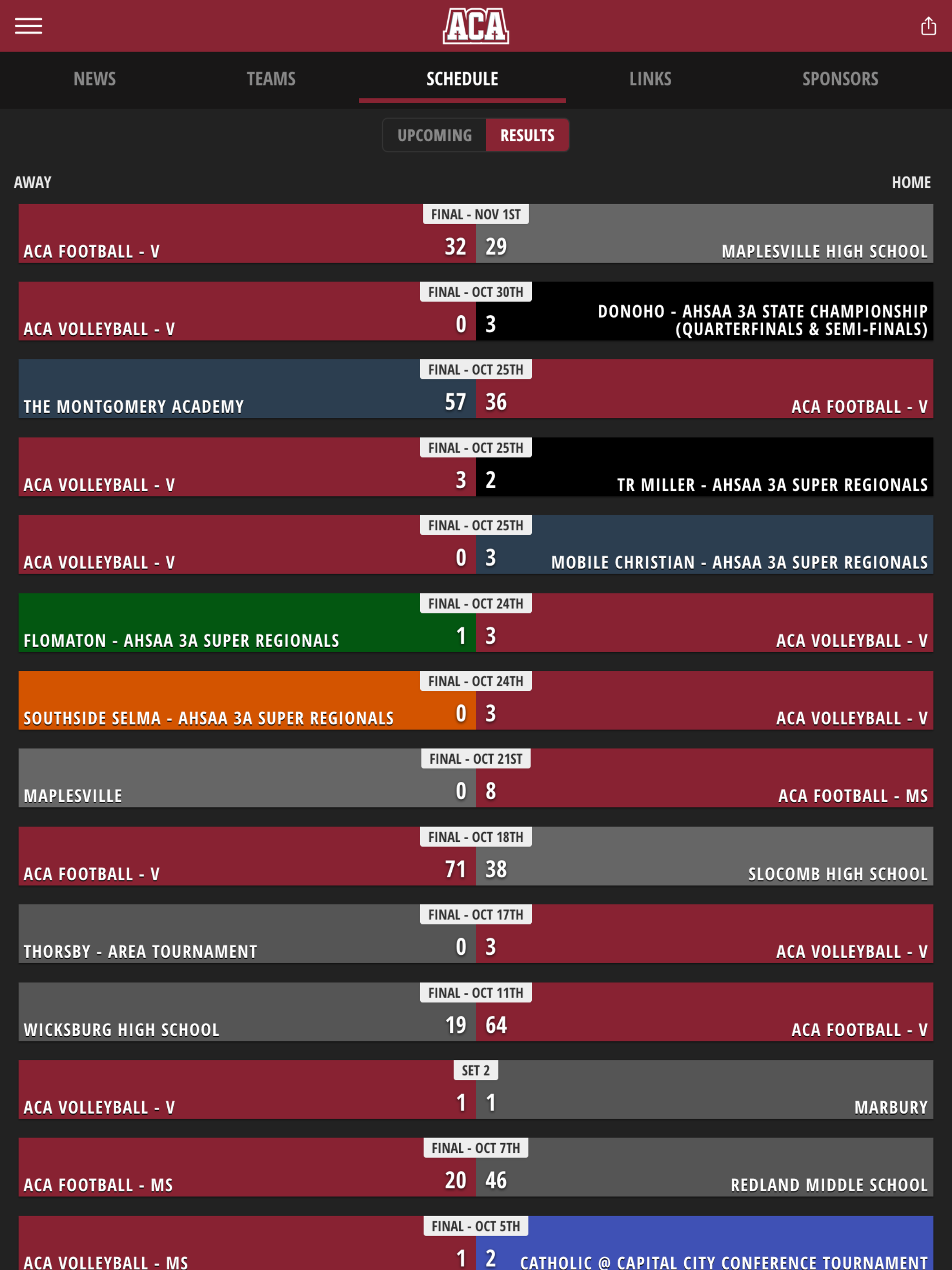 ACA Athletics screenshot 10