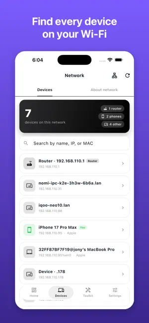 Network Monitor: WiFi Scanner screenshot 2