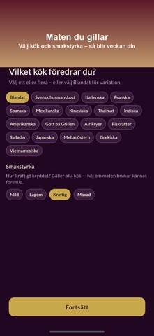 Bestique: Veckomeny & Recept iPhone screenshot 9