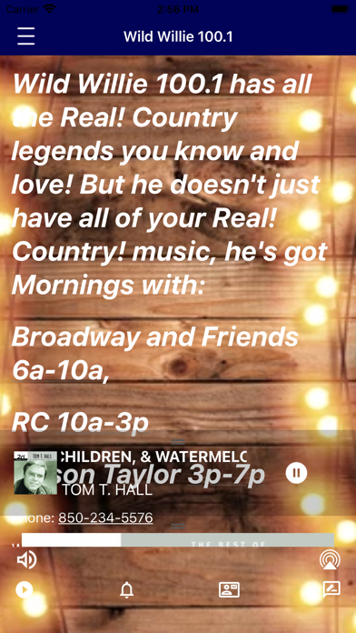 Wild Willie 100.1FM Screenshot 3 - AppWisp.com Wild Willie 100.1FM Screenshot 3 - AppWisp.com