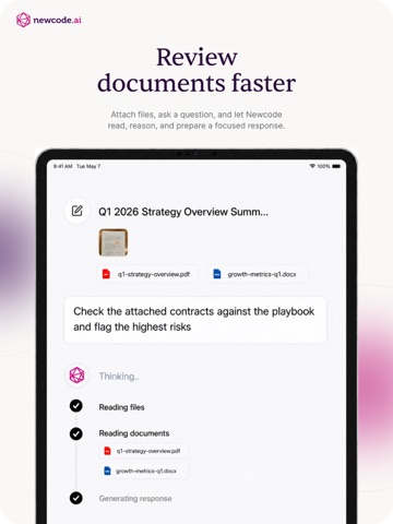 Newcode.ai iPad screenshot