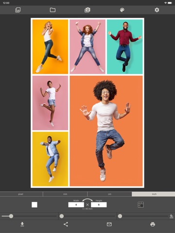 Photo Collage Make & Print PRO iPad screenshot