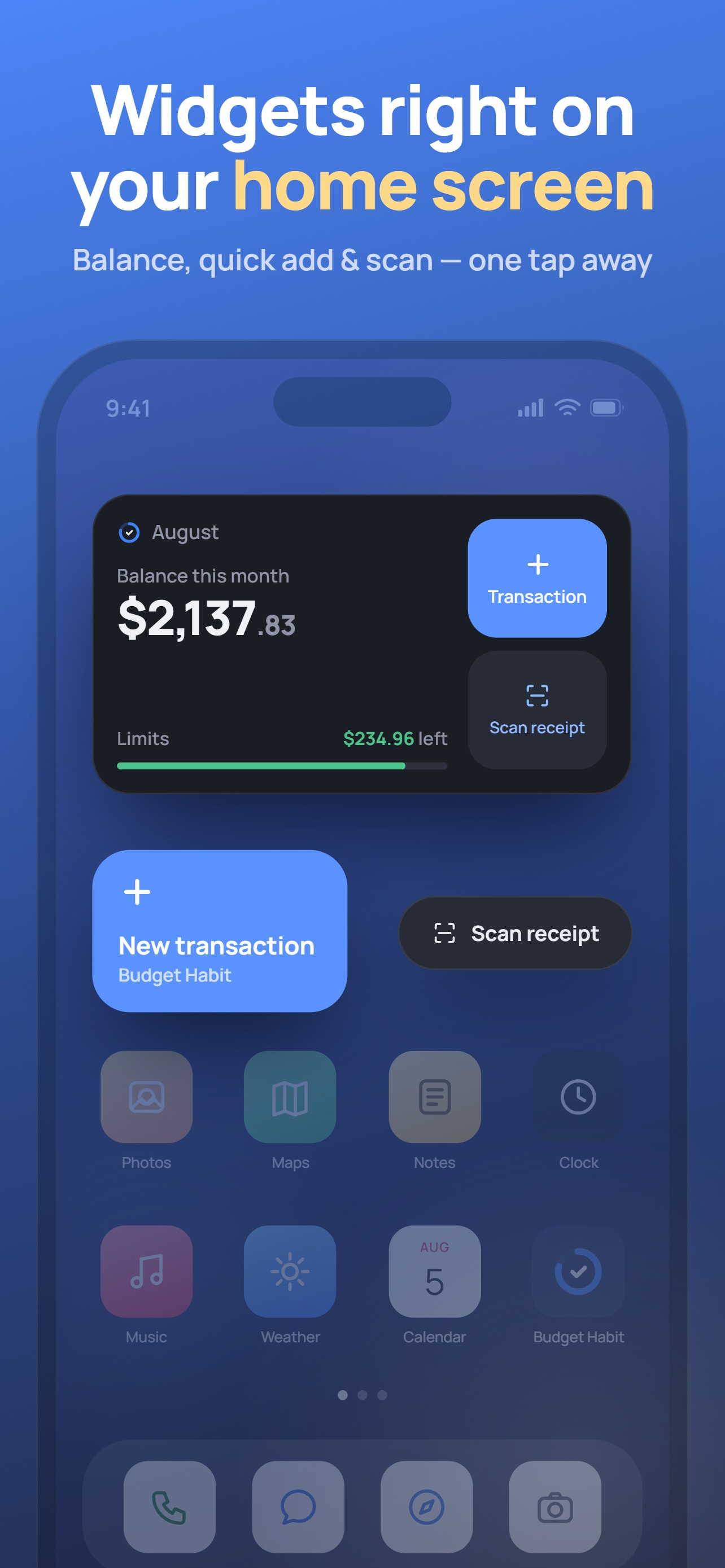 Budget Habit - Expense Tracker screenshot 2