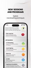 Airofit Elite screenshot