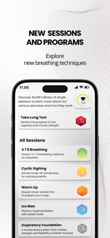 Airofit Elite screenshot