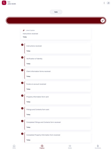 Ringrose Law iPad screenshot
